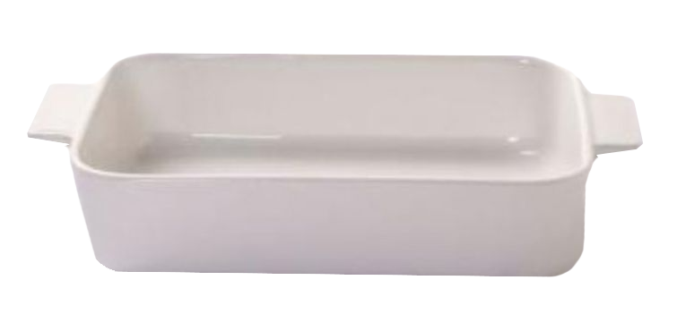 White Ice Rectangular Baker - 19cm x 11cm x 4.5cm