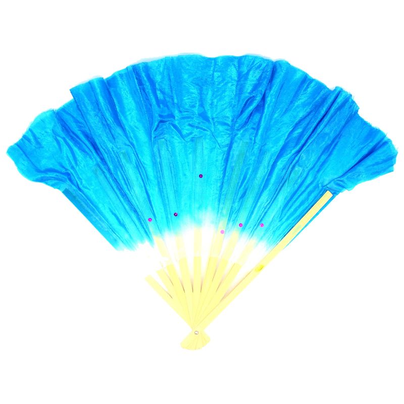 Blue Large Sequin Fan