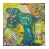 Load image into Gallery viewer, Plastic Dino Bubble Gun Blower - 15cm x 15cm
