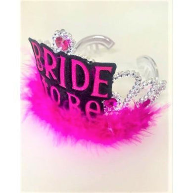 Hot Pink Bride To Be Crown - The Base Warehouse