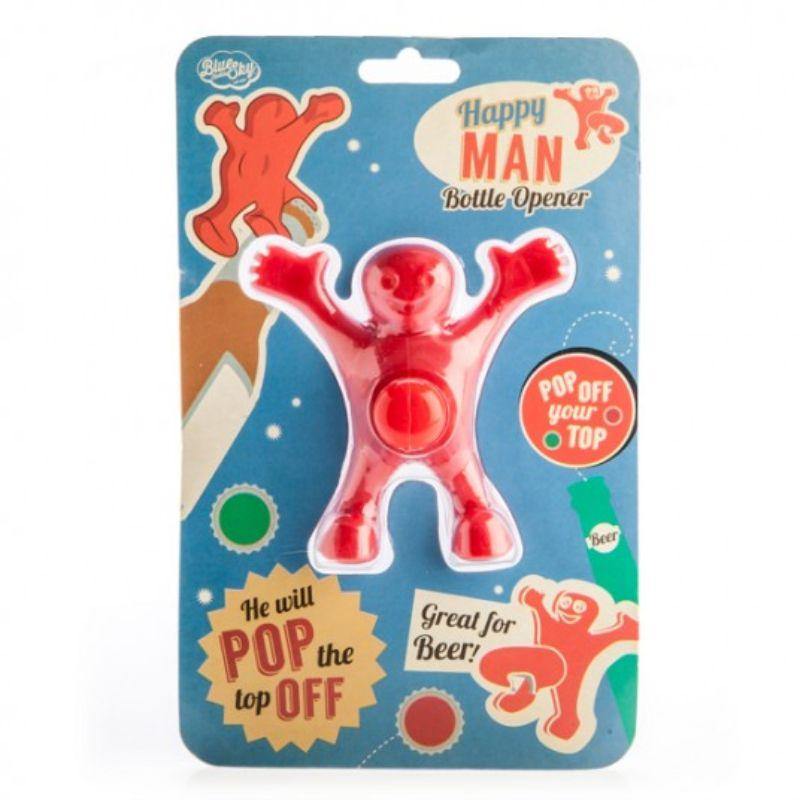 Happy Man Bottle Opener - 8cm - The Base Warehouse