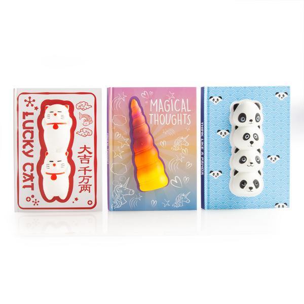 Assorted Cute Skwisheez Notebook - The Base Warehouse