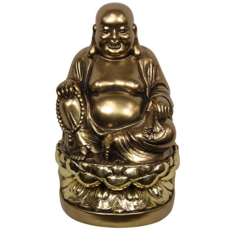 Gold Happy Buddha - 29cm - The Base Warehouse