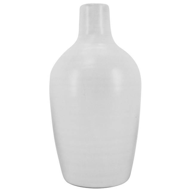 White Bud Vase - 9cm x 18cm - The Base Warehouse