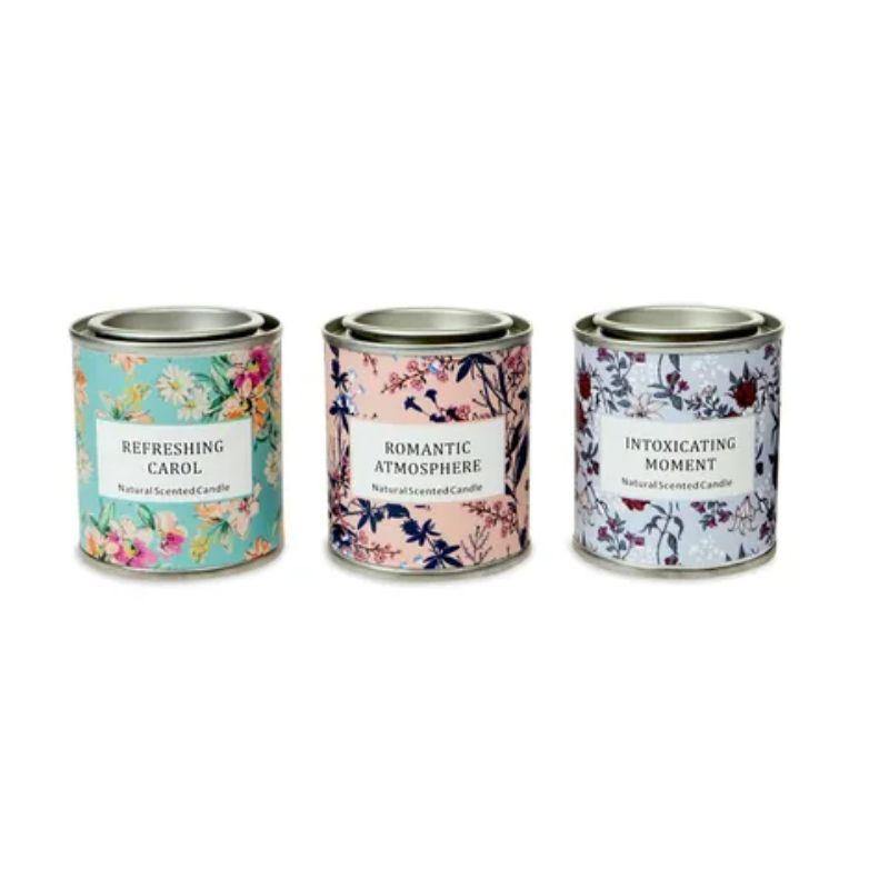 Scented Candle in Tin - 6cm x 5cm