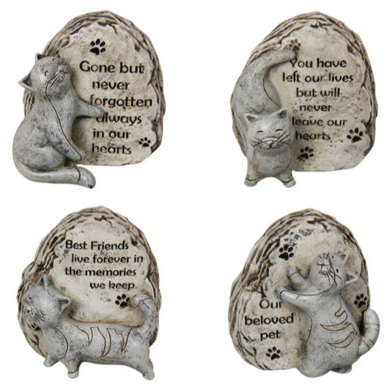 Cat Memorial Plaque - 9cm - The Base Warehouse