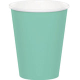 Load image into Gallery viewer, 24 Pack Fresh Mint Green Paper Cups - 266ml - The Base Warehouse
