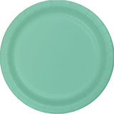 Load image into Gallery viewer, 24 Pack Fresh Mint Green Paper Lunch Plates - 18cm - The Base Warehouse
