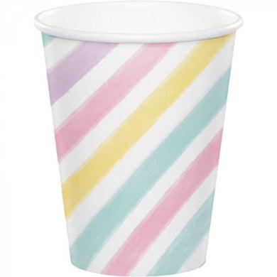 8 Pack Unicorn Sparkle Paper Cups - 266ml - The Base Warehouse