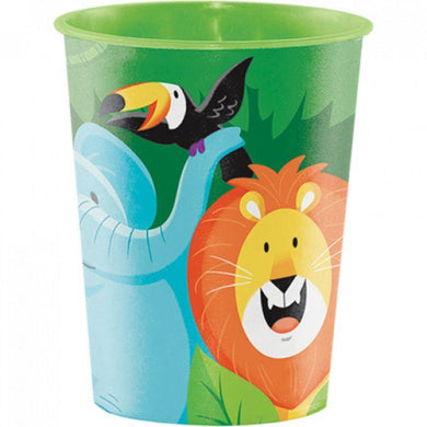 Jungle Safari Keepsake Favor Plastic Cup - 473ml - The Base Warehouse