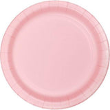 Load image into Gallery viewer, 24 Pack Classic Pink Paper Dinner Plates - 23cm - The Base Warehouse
