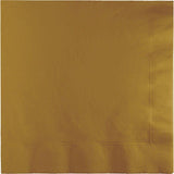 Load image into Gallery viewer, 50 Pack Glittering Gold Beverage Napkins - 25cm
