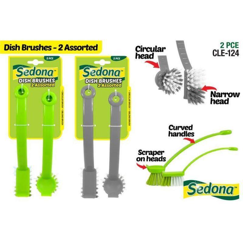 2 Pack Dish & Sink Brush Set