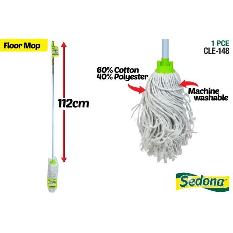 Cotton Mop with Handle - 350g