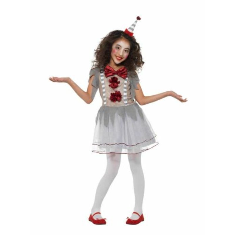 Girls Clown Costume