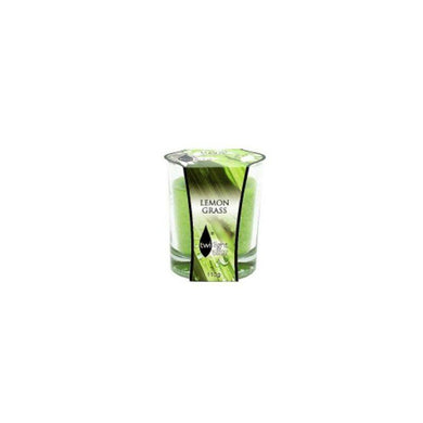 Lemon Grass Candle Jar - 6.8cm x 8.4cm - The Base Warehouse