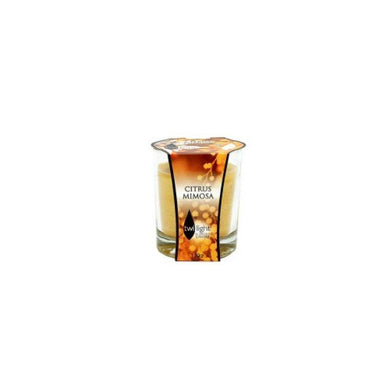Citrus Mimosa Candle Jar - 6.8cm x 8.4cm - The Base Warehouse