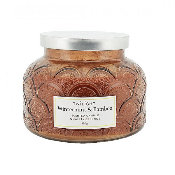 Twilight Wintermint & Bamboo Candle with Jar - 12.7cm x 9.8cm