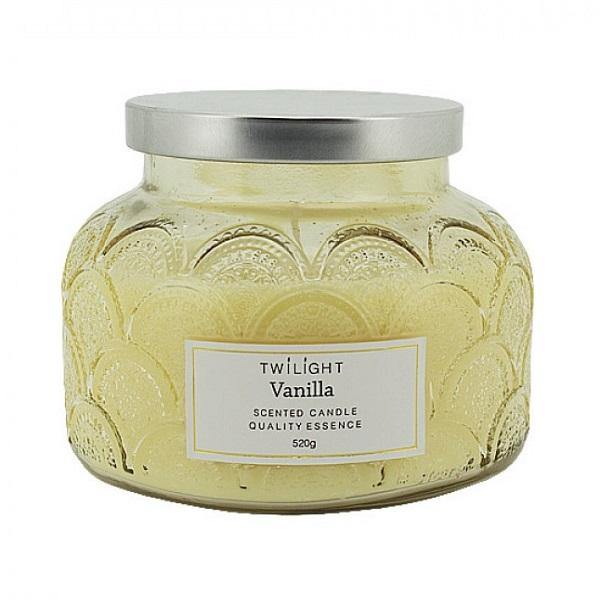 Twilight Vanilla Candle with Vanilla Jar - 12.7cm x 9.8cm