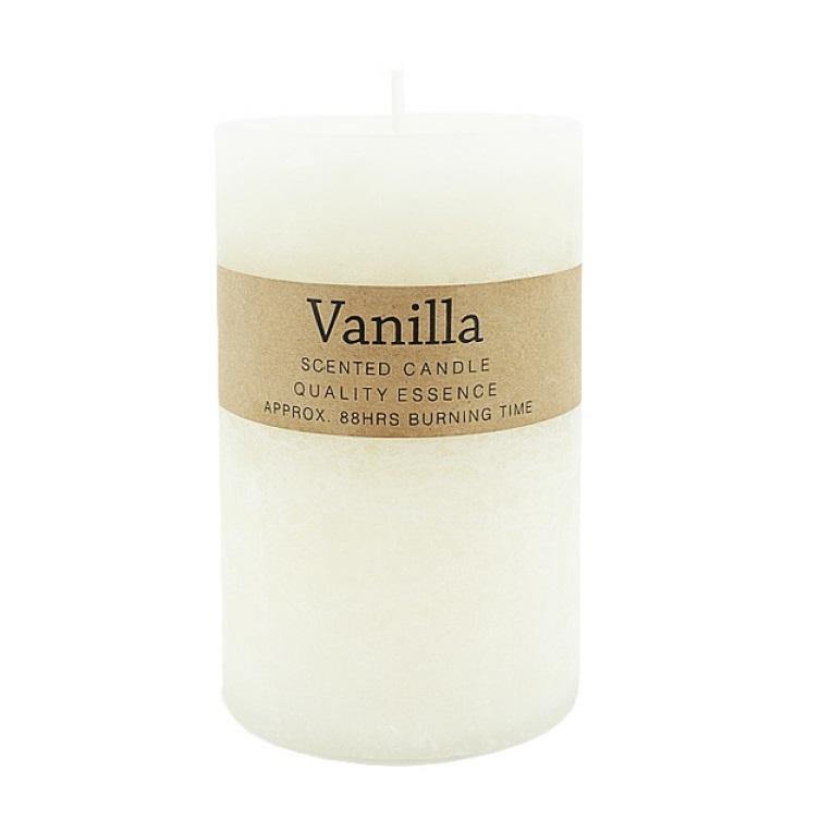 Twilight Vanilla Candle Pillar - 9cm x 14cm