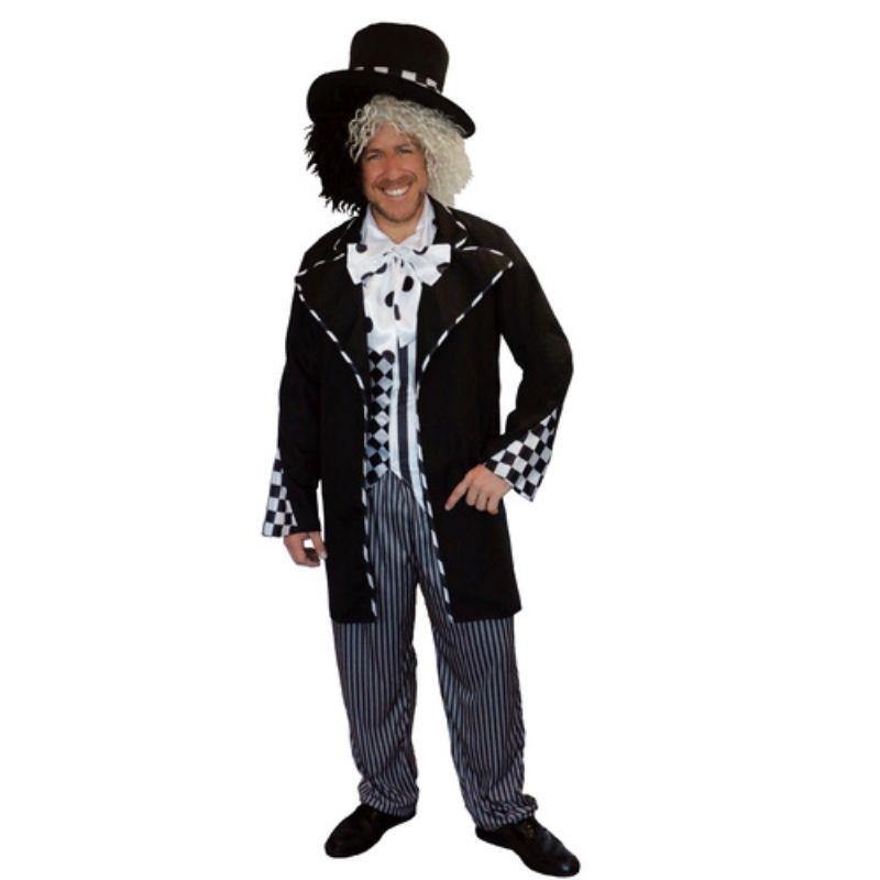 Mens Dark Hatter Costume - Small/Medium - The Base Warehouse