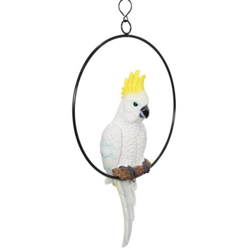 Cockatoo in Ring - 43cm - The Base Warehouse