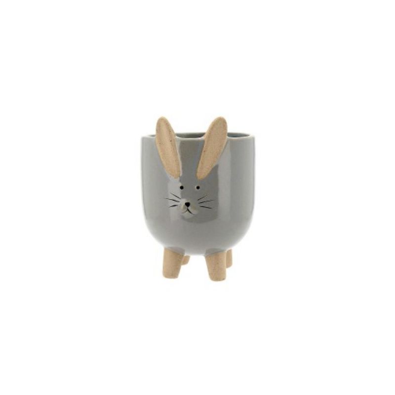 Round Rabbit Pot - 11cm x 11cm x 15cm