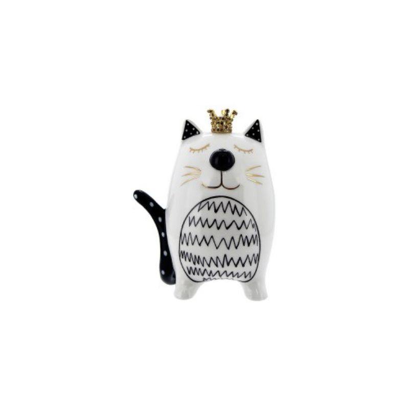 Lady Cat Decoration - 11cm x 7cm x 14.5cm - The Base Warehouse