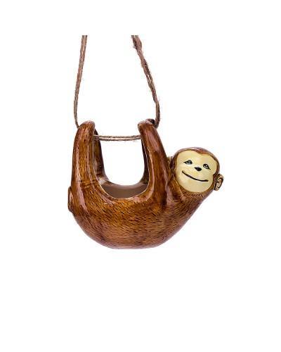 Hanging Monkey Pot - 15cm x 8cm x 13cm - The Base Warehouse