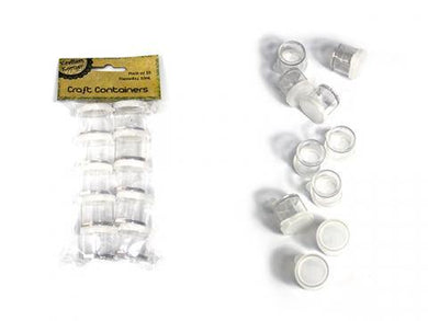 10 Pack Craft Cntainers - 2.5cm - The Base Warehouse