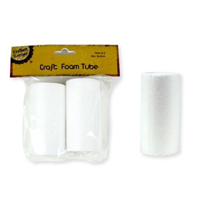 2 Pack Foam Tubes - 5cm x 10cm