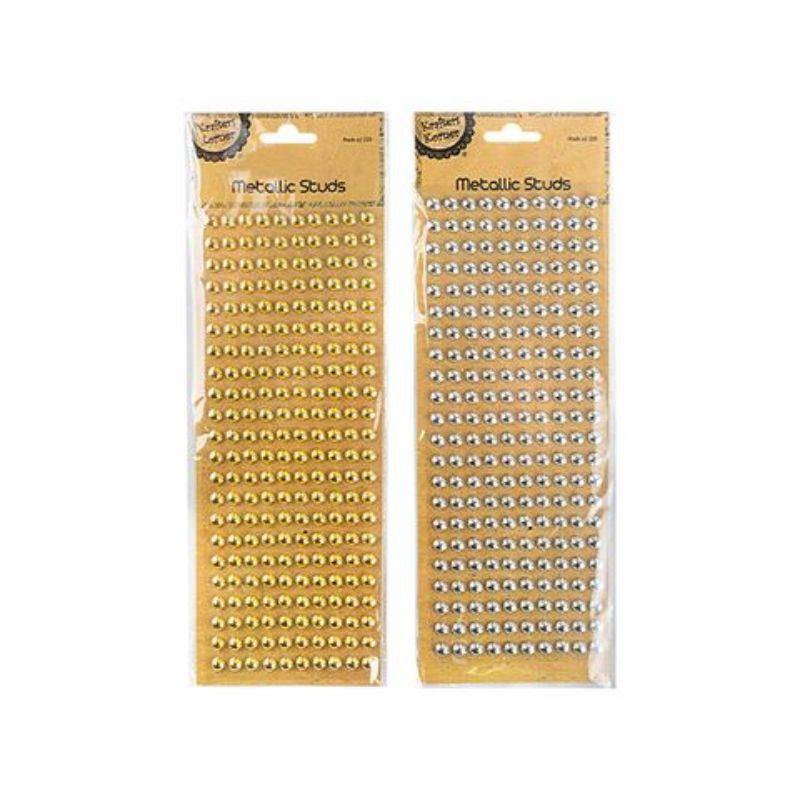 220 Pack Metallic Studs - The Base Warehouse