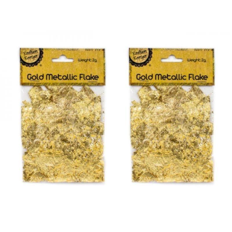 Metallic Gold Flake - 2g - The Base Warehouse