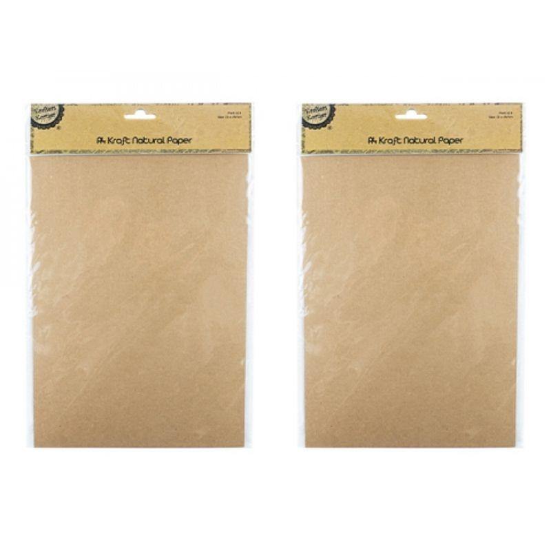 6 Pack A4 Kraft Natural Papers - The Base Warehouse