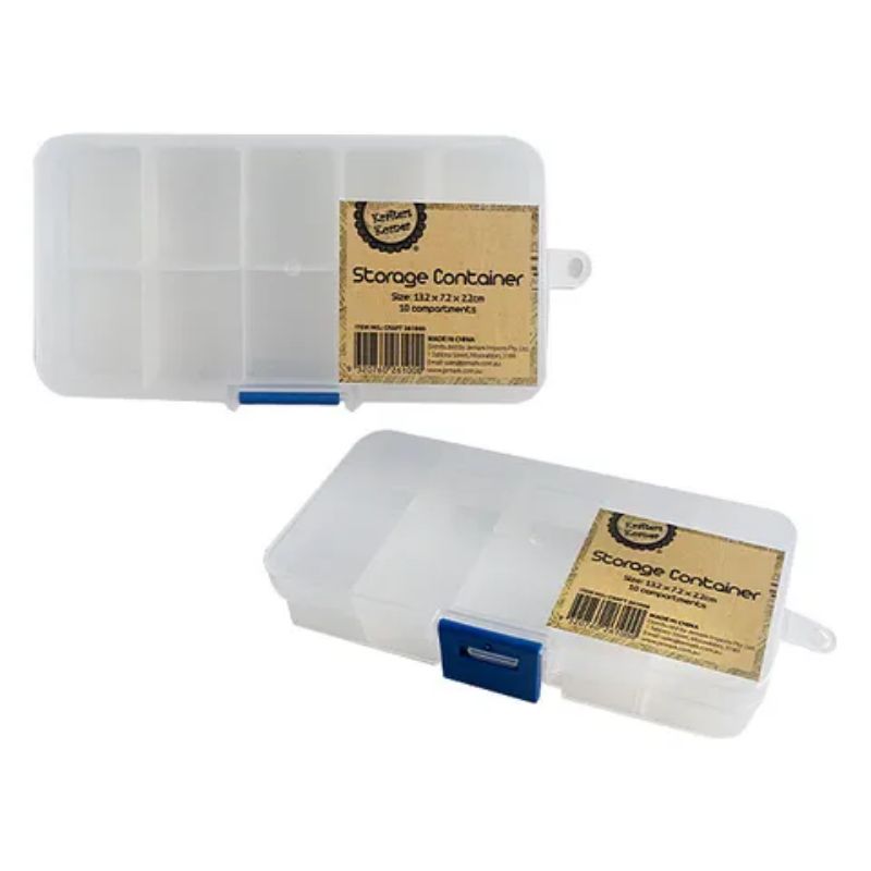 Small Storage Craft Containers - 13.2cm x 7.2cm x 2.2cm