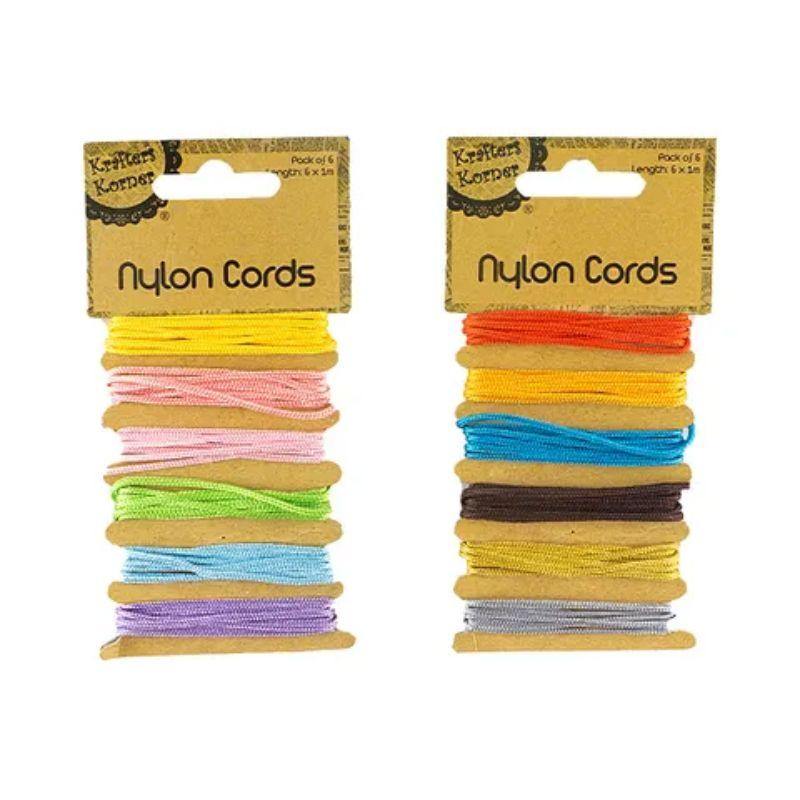 6 Pack Nylon Cord - 6m - The Base Warehouse