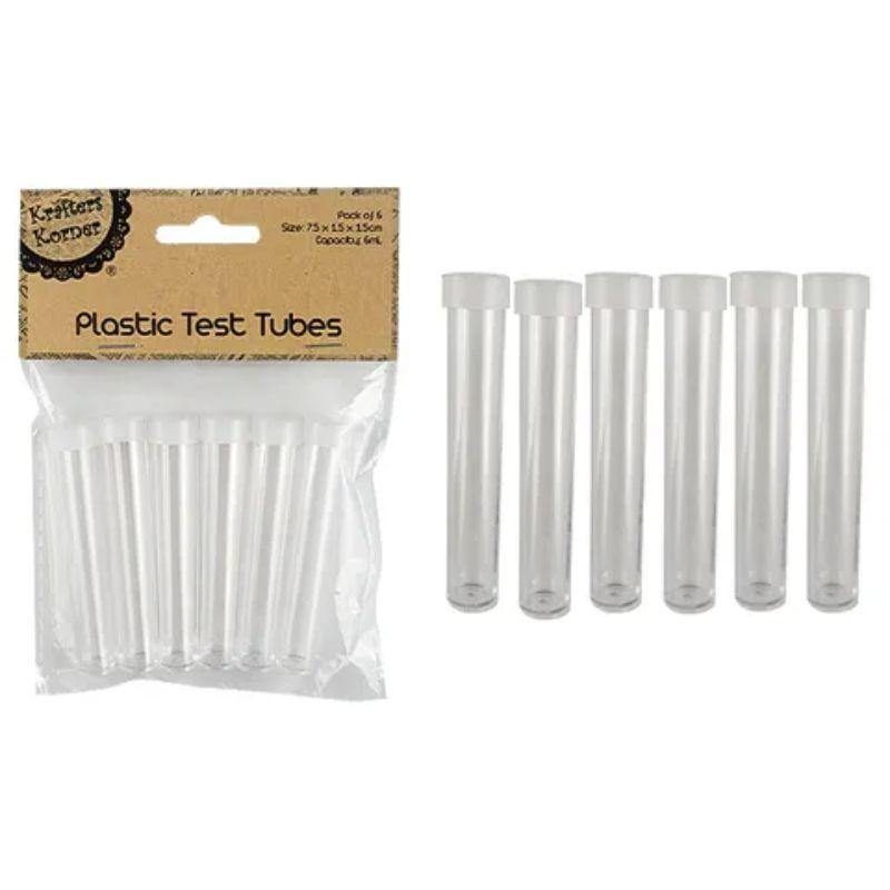 6 Pack Plastic Tubes - 6ml - The Base Warehouse