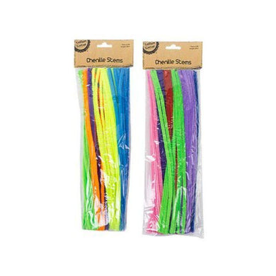 100 Pack Chenille Stems - 30cm - The Base Warehouse