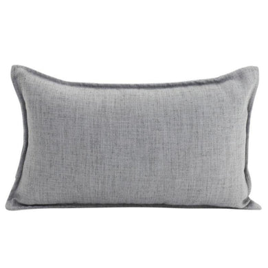 Light Grey Linen Cushion - 30cm x 50cm - The Base Warehouse