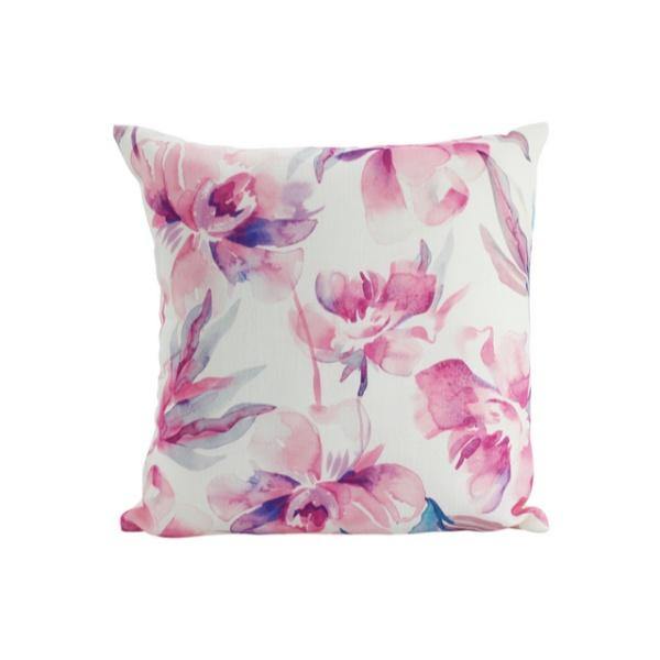 Desert Rose Flower Printed Cushion - 45cm x 45cm - The Base Warehouse