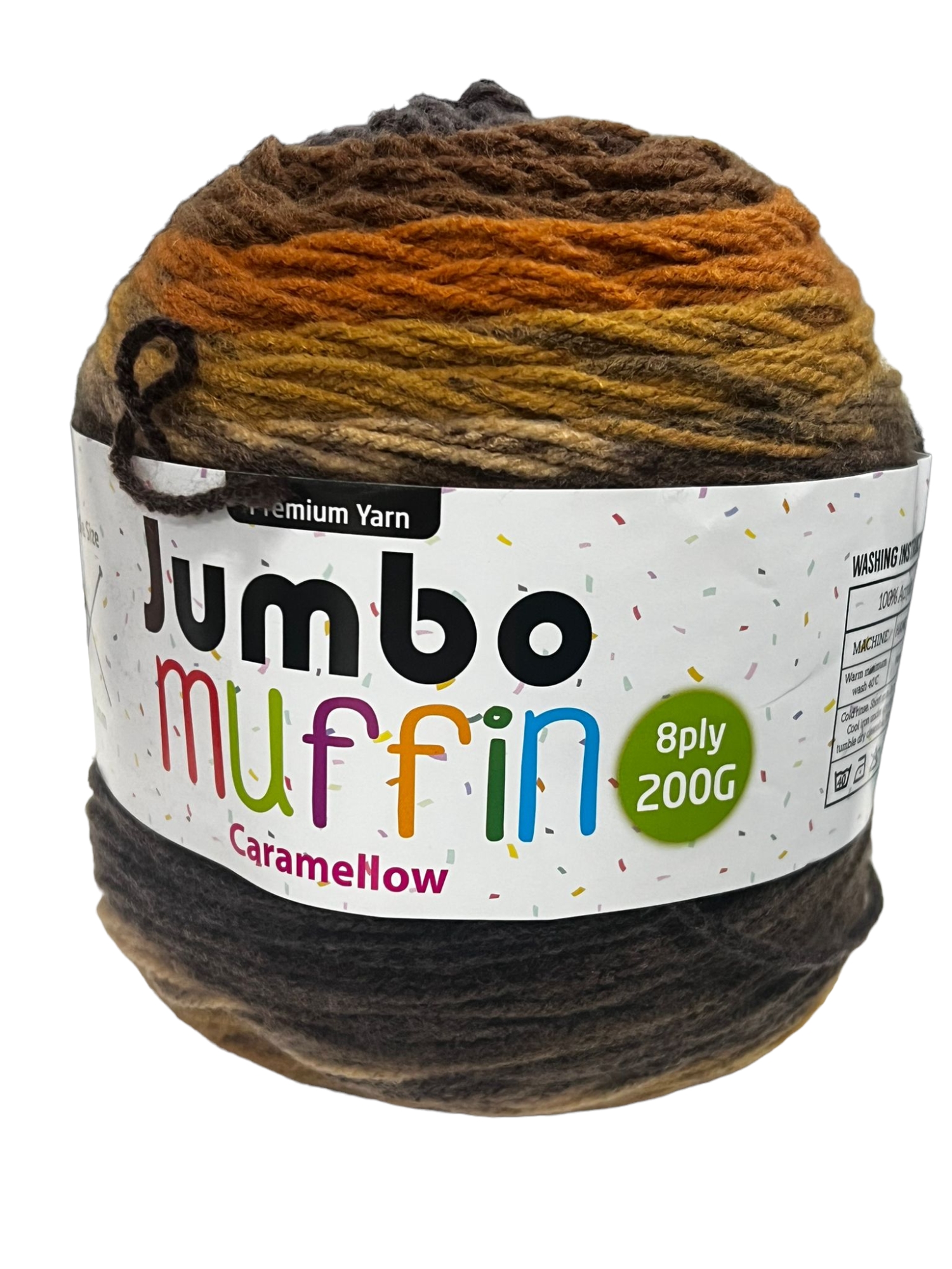 Caramellow Jumbo Muffin Yarn - 200g