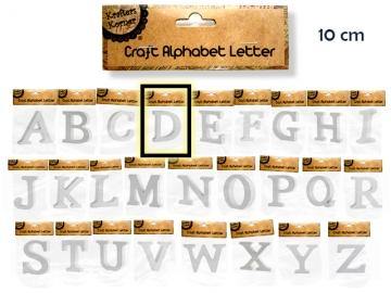 White Alphabet Letter D - 10cm