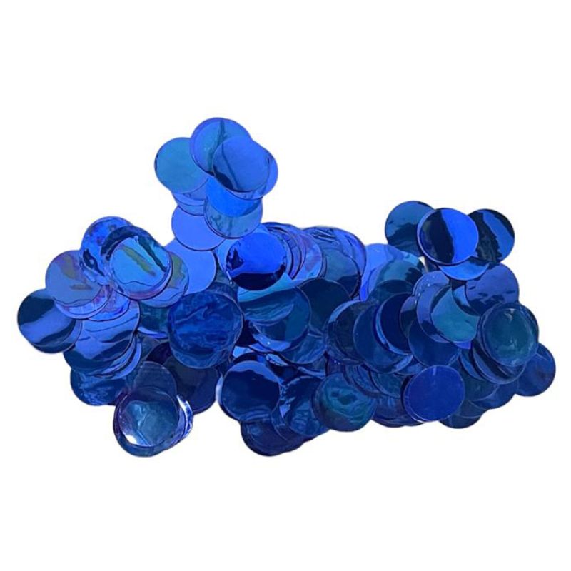 Dark Blue 1cm Foil Confetti - 20g