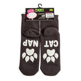 Load image into Gallery viewer, Cat Nap Feet Speak Socks - The Base Warehouse
