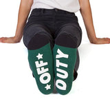 Load image into Gallery viewer, Cool Teacher Feet Speak Socks - The Base Warehouse
