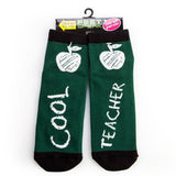 Load image into Gallery viewer, Cool Teacher Feet Speak Socks - The Base Warehouse
