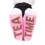 Load image into Gallery viewer, Tea Time Feet Speak Socks - The Base Warehouse
