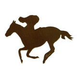 Load image into Gallery viewer, 12 Pack Gold Horse &amp; Rider Cutouts - 10cm - The Base Warehouse
