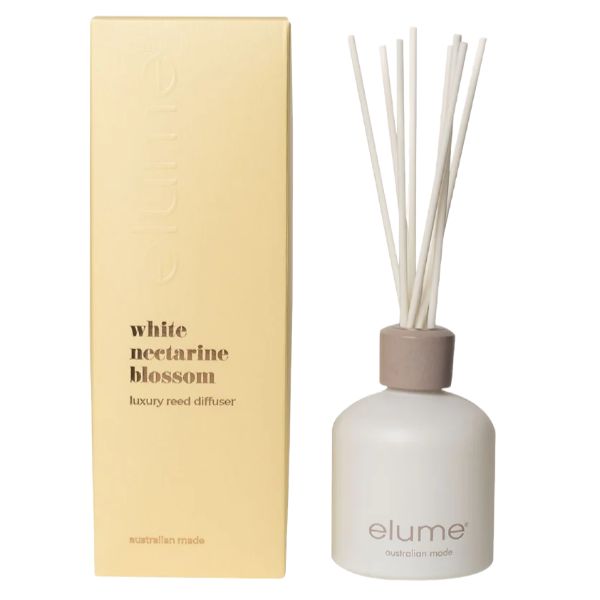 White Nectarine Blossom Reed Diffuser