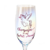 Load image into Gallery viewer, Novelty Unicorn Iridescent Champagne Flute - The Base Warehouse
